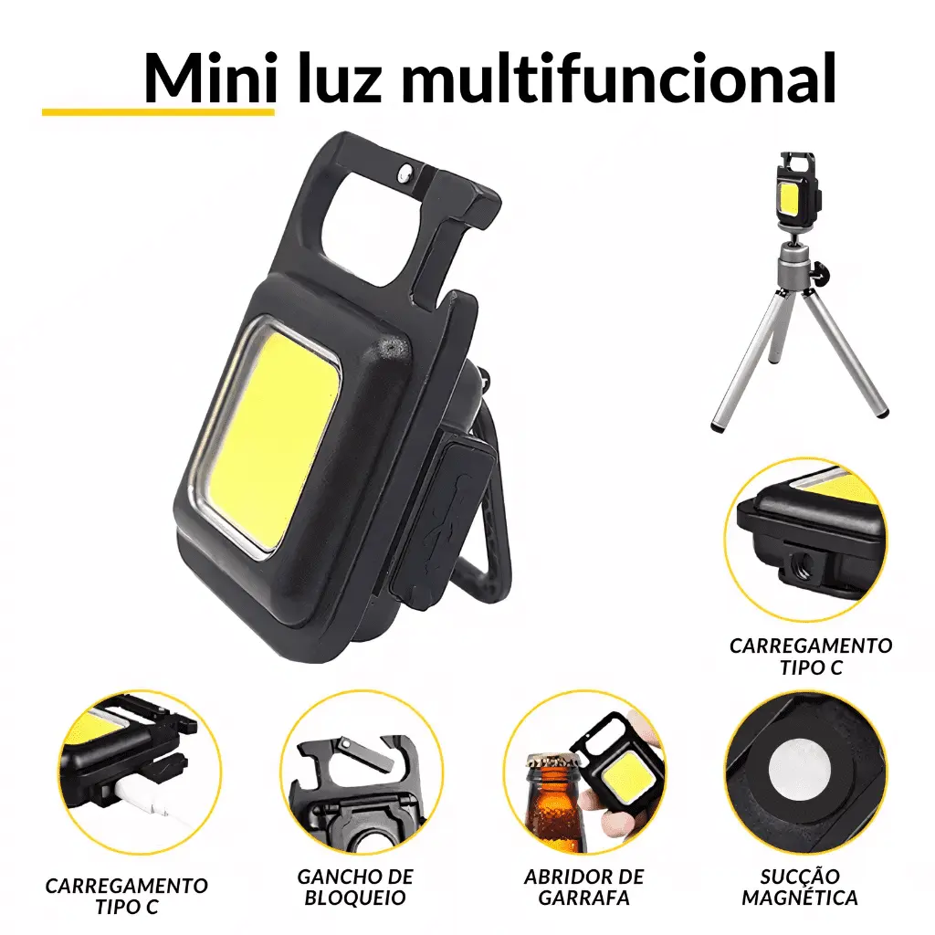 Mini-Lanterna-LED-Recarregável-multifunção